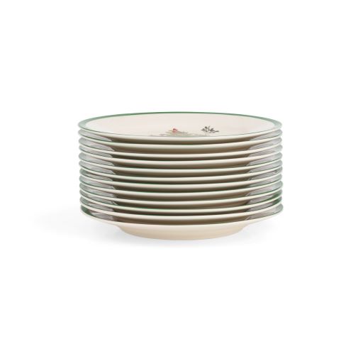 Christmas Tree Set of 12 Salad Plates image number null